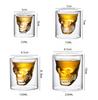 Transparent Crystal Skull Head Glass Cup For Whiskey Wine Vodka Bar Club Beer Wine Glass