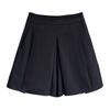 Плиссированная юбка для женщин Летом Новая черная А-силуэта короткая юбка с высокой талией Защита от просвечивания Большого размера Женская юбка для женщин