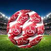 FC Nurnberg Print Size 5 Soccer Ball, PU Wear Resistant Football for Match Training and Daily Practice, Birthday Gift for Soccer Fans