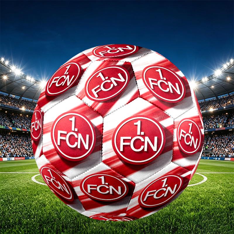 FC Nurnberg Print Size 5 Soccer Ball, PU Wear Resistant Football for Match Training and Daily Practice, Birthday Gift for Soccer Fans