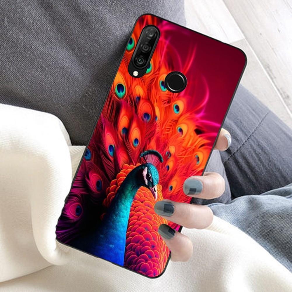 Чехол для телефона с павлиньим пером для Huawei Honor 10 lite 9 20 7A 9X 30 50 60 70 pro plus, мягкий силиконовый чехол