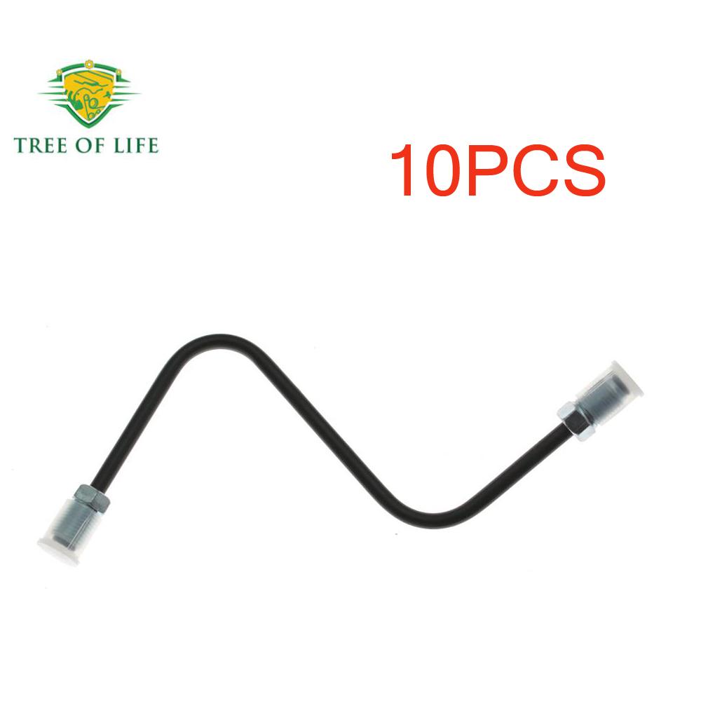 10PCS No. 8 47318-04110 4731804110 47318 04110 Left Front Brake Tube Hose To Caliper For Toyota Tacoma 2005 2006 2007 2008-2011