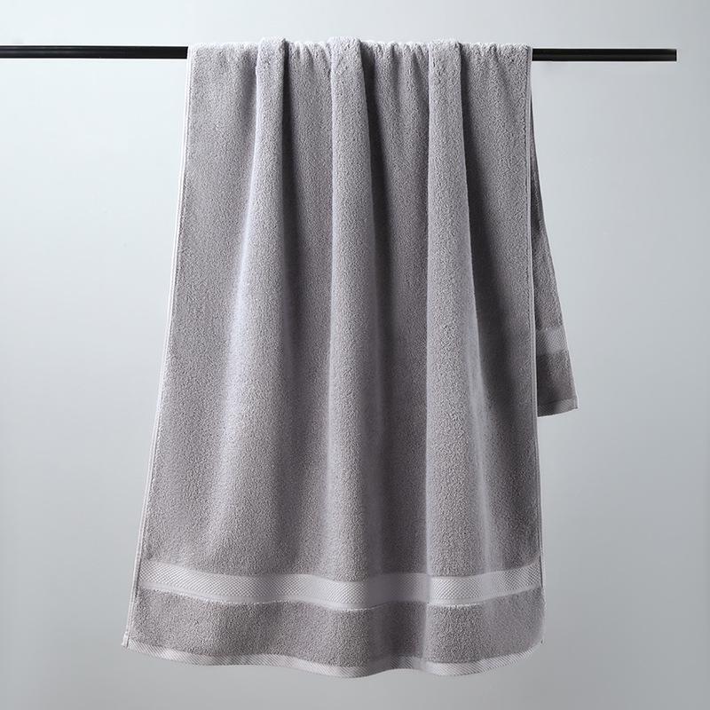 Large Quick-Dry Water-Absorbent Pure Cotton Bath Towel (90x180 cm) for Adults