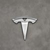 Автомобильная наклейка Tesla 3D ABS Хромированный Черный Логотип Наклейка на Руль Автомобиля Значок Эмблема Для Tesla Model 3 Y X S Наклейки Замена