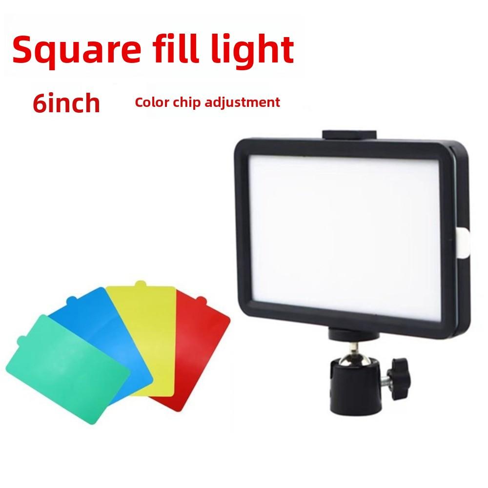 With Tripod LED Photography Video Light 4 Color Cards Photography LED Light  Toning