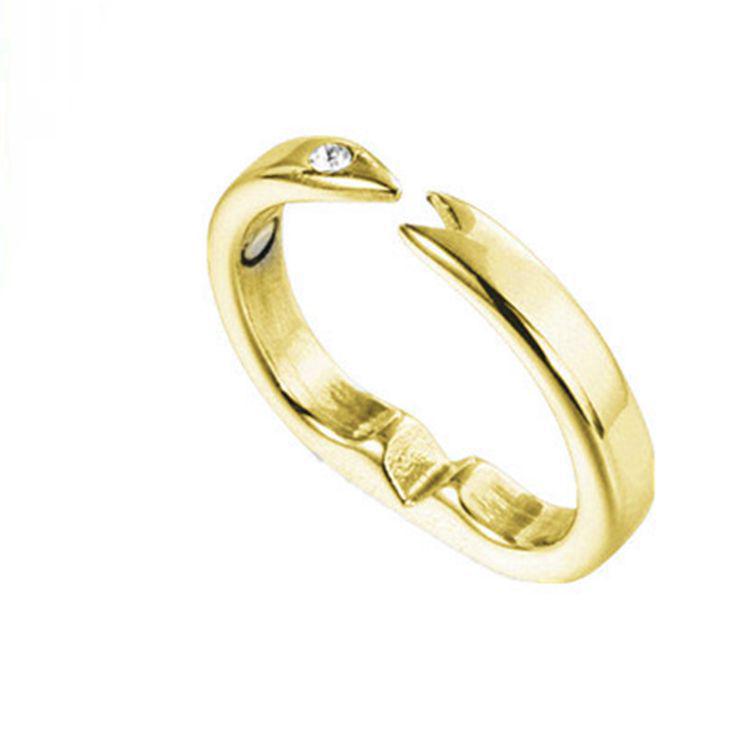 Точечное персонализированное мужское кольцо для здоровья с магнитным полем, гальванизированное розовым золотом