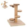 Hamster Climbing Platform Wooden Hamster Cage Playground for Small Pets to Chew Play