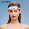 ZOKE Взрослые Покрытые Антизапотевающие Очки для плавания