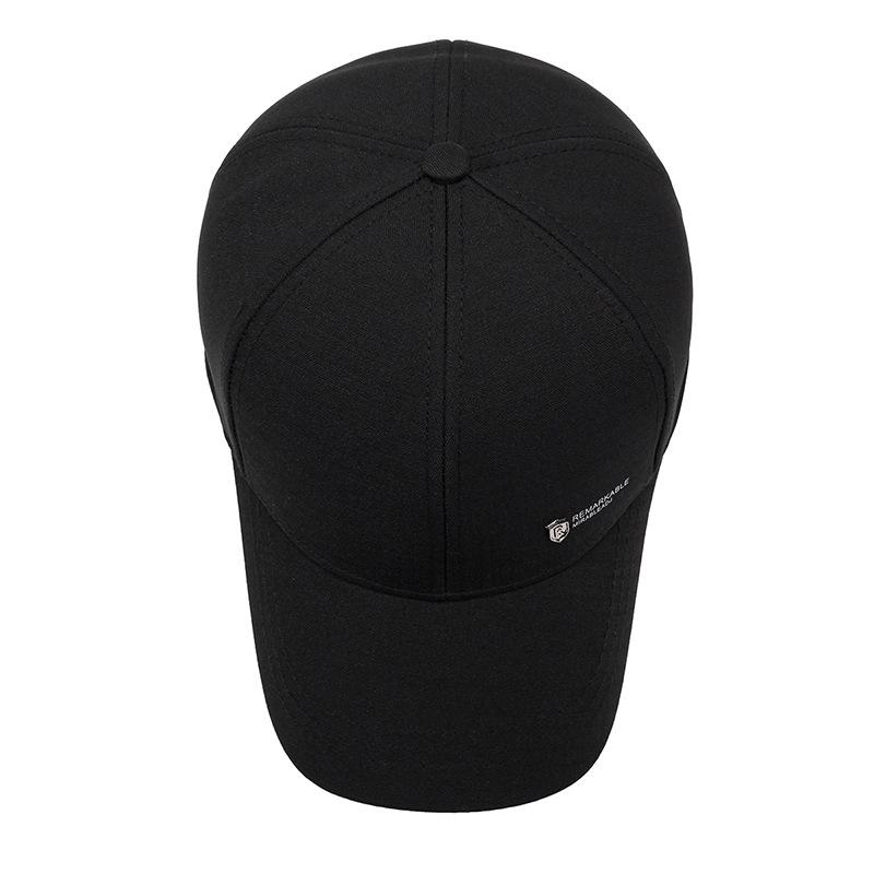 Осенне-зимняя теплая бейсбольная кепка для мужчин, кашемировая кепка для людей среднего и пожилого возраста