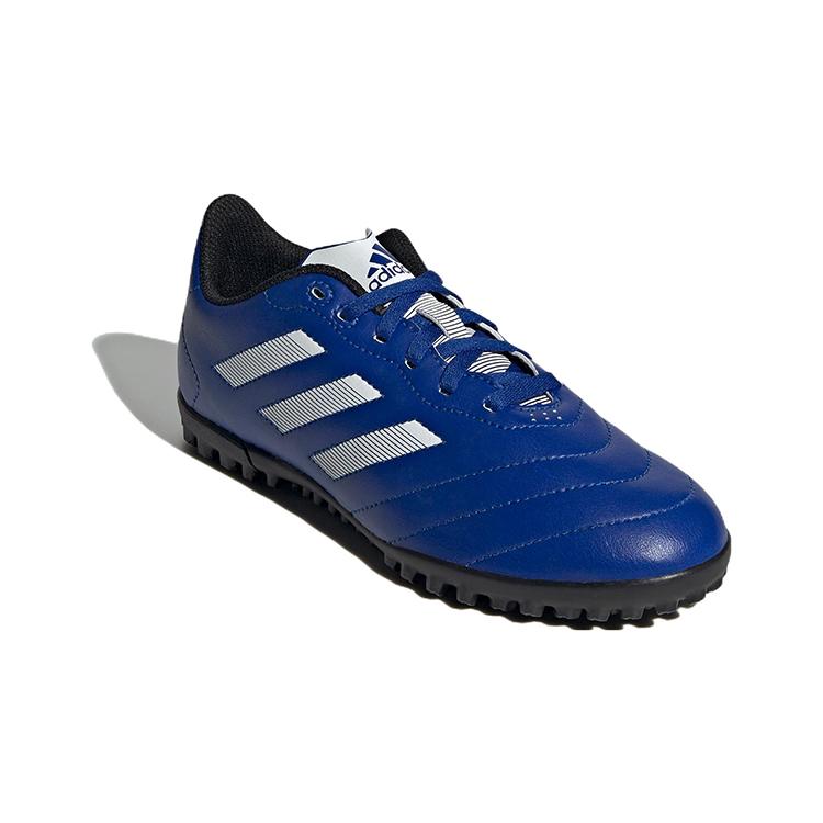 adidas VIII TF J Синтетическая кожа Нескользящие Износостойкие Низкие Детские Футбольные Бутсы Синие GW6161