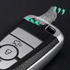 For Ford Fusion Mondeo Mustang Explorer Edge EcoSport Mondeo For Lincoln MKC MKZ MKX Leather Remote Key Case Cover Shell Fob Keychain