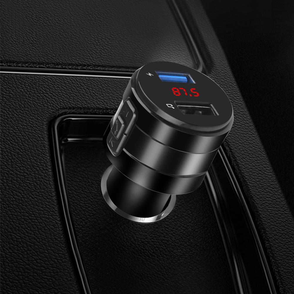 FM Transmitter Bluetooth Car MP3 Player 3.1A Dual USB Ports Car Charger Handsfree Modulator Kit Phone Charging Adapter