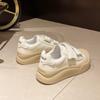 Velcro Versatile Little White Shoes Women's Summer New Round Head Lightweight Low-top Heightening Platform Sports Board Shoes