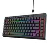 Игровая RGB-клавиатура Redragon K524, проводная USB, с подсветкой, без цифрового блока, 75% компактная, тихая, 12 макроклавиш, настраиваемая, полное подавление фантомных нажатий клавиш,