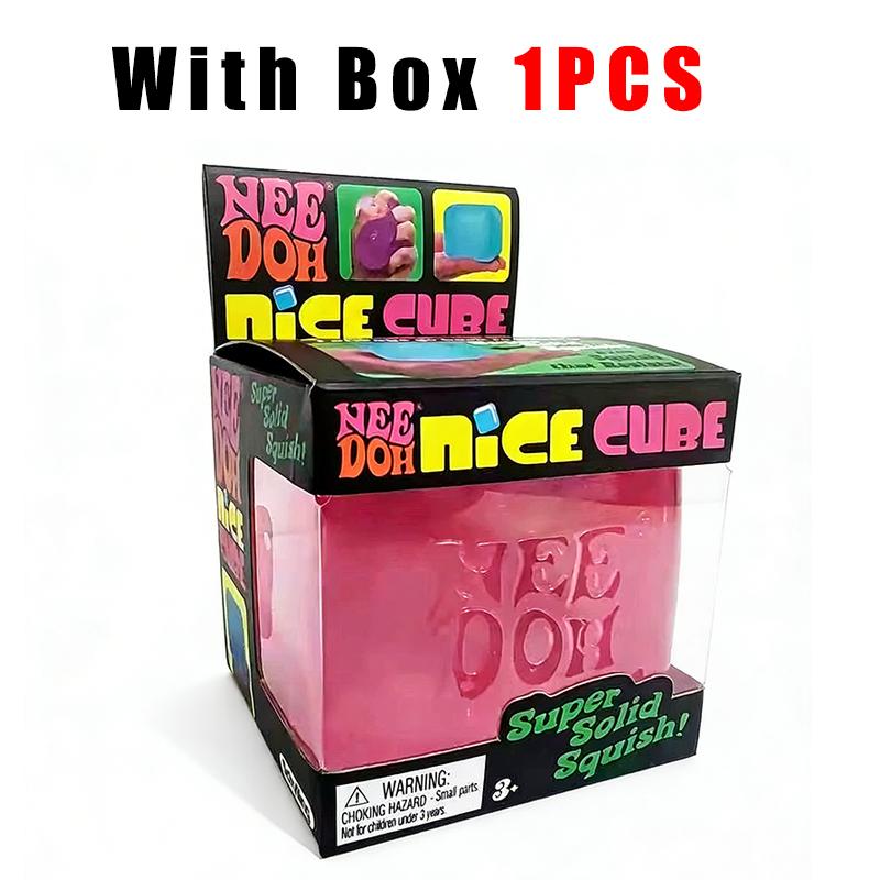 Новый Schylling Needoh Nice Сенсорный Сжимаемый Кубик-Игрушка Для Снятия Стресса И Игрушка Для Кончиков Пальцев Для Сжимания И Игры