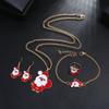 Рождественская елка Санта-Лось Белл Серьги Браслет Кольцо Ожерелье Женский Комплект Ювелирных Изделий