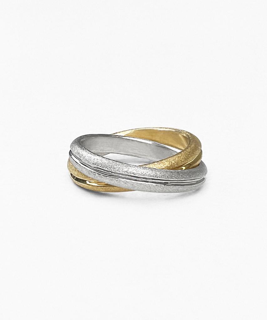 Diamant Dual Tone Bliss Loop Ring
