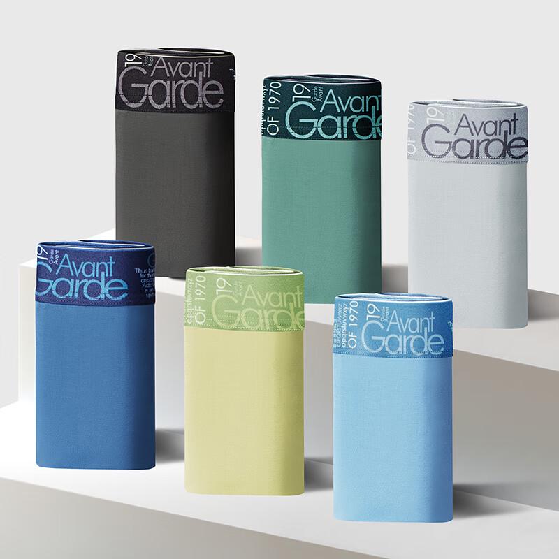 Fenteng Мужские боксеры-брифы из чистого хлопка с антибактериальным эффектом, 3 шт.