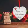 Подвесное украшение в форме сердца Акриловое Я Ты Жил По Соседству Украшения для рождественской елки на День святого Валентина Годовщину Новый