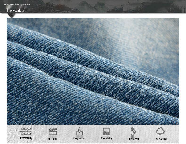 Осенне-зимняя плотная джинсовая куртка большого размера для пары - Мужская повседневная в корейском стиле