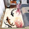 Koi Fish & Blossoms Carpet suitable as a non-slip mat for the living room or bedroom sofa