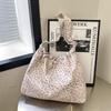 Floral Canvas Bag New Summer Tote Bag Korean Niche Shoulder Bag Crossbody Bag Large Capacity Backpack