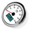 RPM Tachometer Gauge 3 in 1 Multifunctional Marine Accessory for Automobile Boats 9‑32V DCWhite Dial Plate