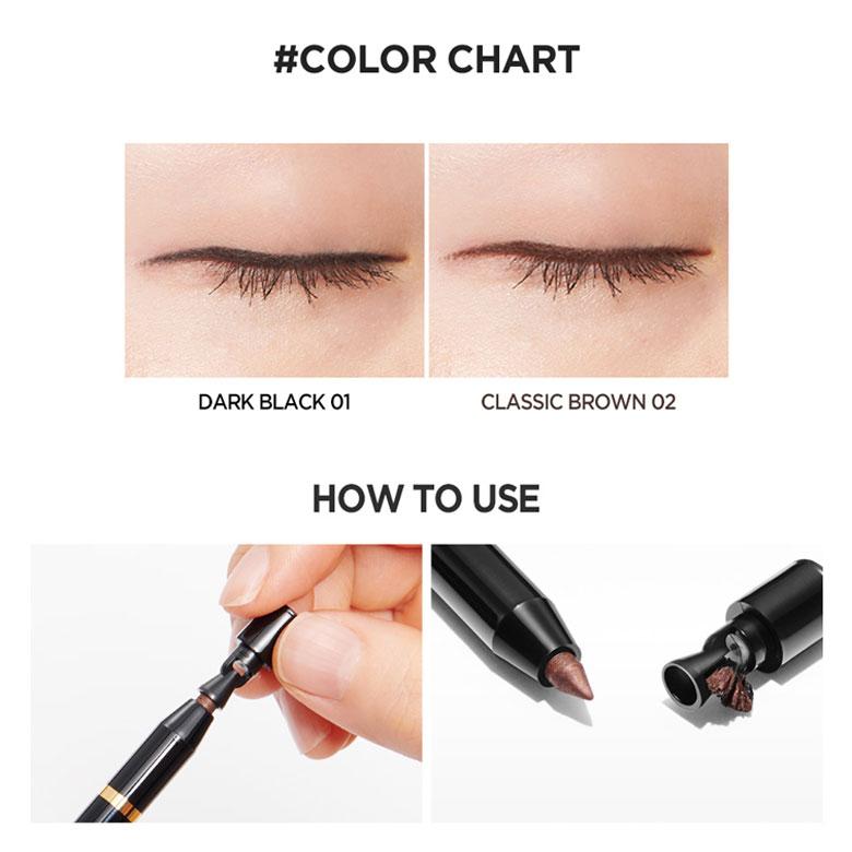 JTWOMTWO Pro Proof Gel Pencil Eyeliner 0.5g
