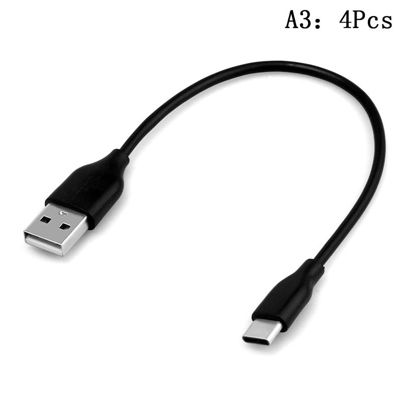 Короткий 20 см Usb-C Usb 2.0 Тип C Мужской к 2.0 Тип A Мужской кабель для передачи данных и зарядки