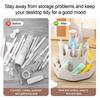 360-Degree Rotating Pen Holder Spinning Desk Organizer with 9 Tiered Compartments Multi-functional Makeup Brushes Holder for Office School Home