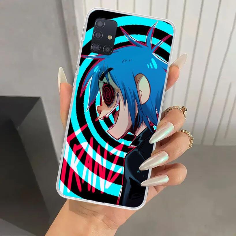 Чехол для телефона Gorillaz Anime для Samsung Galaxy A52 A32 A22 A12 A02S A50S A30S A10S Note 20 Ultra 10 Plus S10 A31 A20 A71 A72 Galax