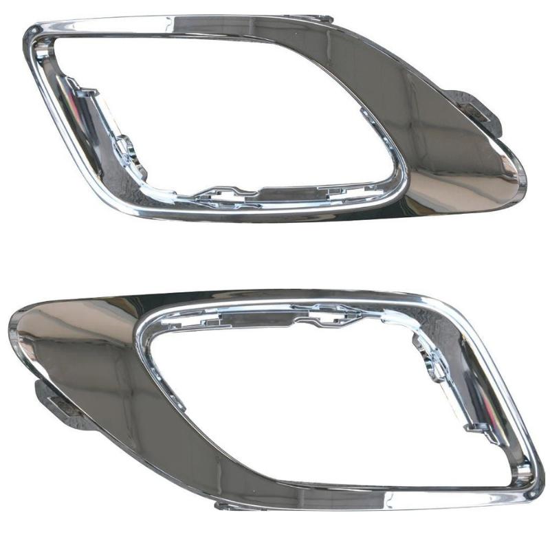 Fog Headlight Frame Right Left Protector Grill For Renault Fluence 2013-2016 Abs Chrome or Black 261A23821R 261A32113R