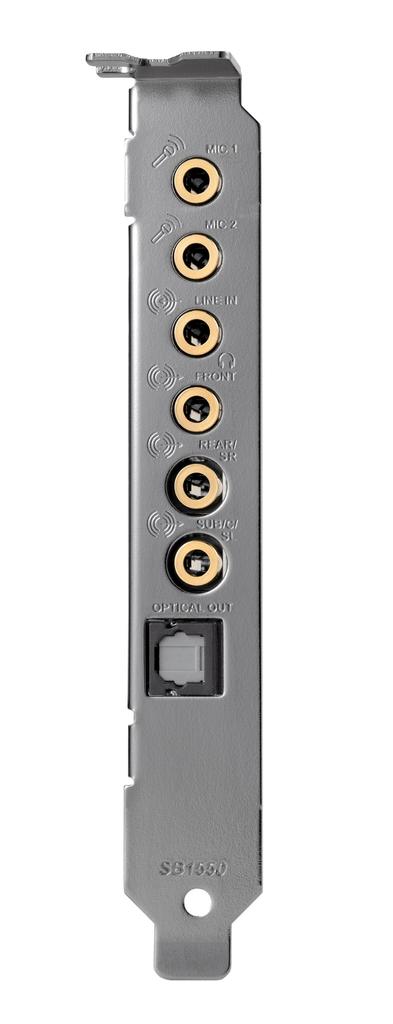 Creative Media Креативная звуковая карта Sound Blaster Audigy Rx Высокое разрешение PCI-e SB-AGY-RX