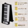 Kikutani (Kikutani) [Reliable Japanese Company] Kikutani [Foldable] Digital Piano, 61 Keys, Rechargeable, KDP-61P WHT
