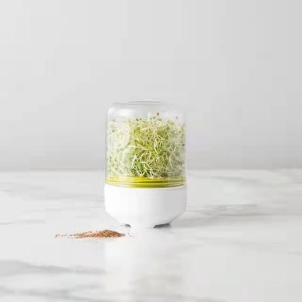 Набор для проращивания семян, большие банки Мейсона с широким горлом и крышками для проращивания, поддон для слива, подставка из нержавеющей стали, набор для выращивания ростков фасоли, брокколи, люцерны