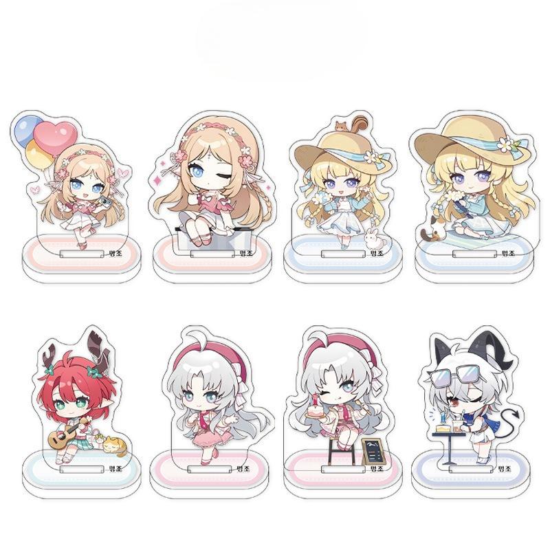 Waves Wuthering Chinese Game Peripherals Full Acrylic Stand Collectible Desk Ornaments Creative Birthday Gifts For Friends Toy