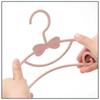 5PC/Set Clothes Hanger Kids Toddler Baby Coat Storage Plastic Hangers Hook Household Clothing Organizer Home Supplies