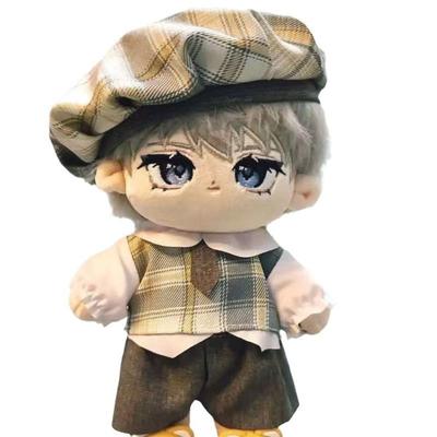 Shirt Trousers 20CM Doll Clothes Handsome Suit Plush Doll Clothe Cotton Doll Outfit Fans Gift