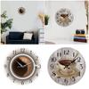 Silents None-Ticking Clocks Decorative Clock Battery Operated Wall Clock for Living Room Kitchen Home Office Decors
