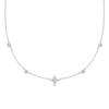 ANIA HAIE Silver Octagonal Star Cubic Station 925 Silver Necklace N065-02H