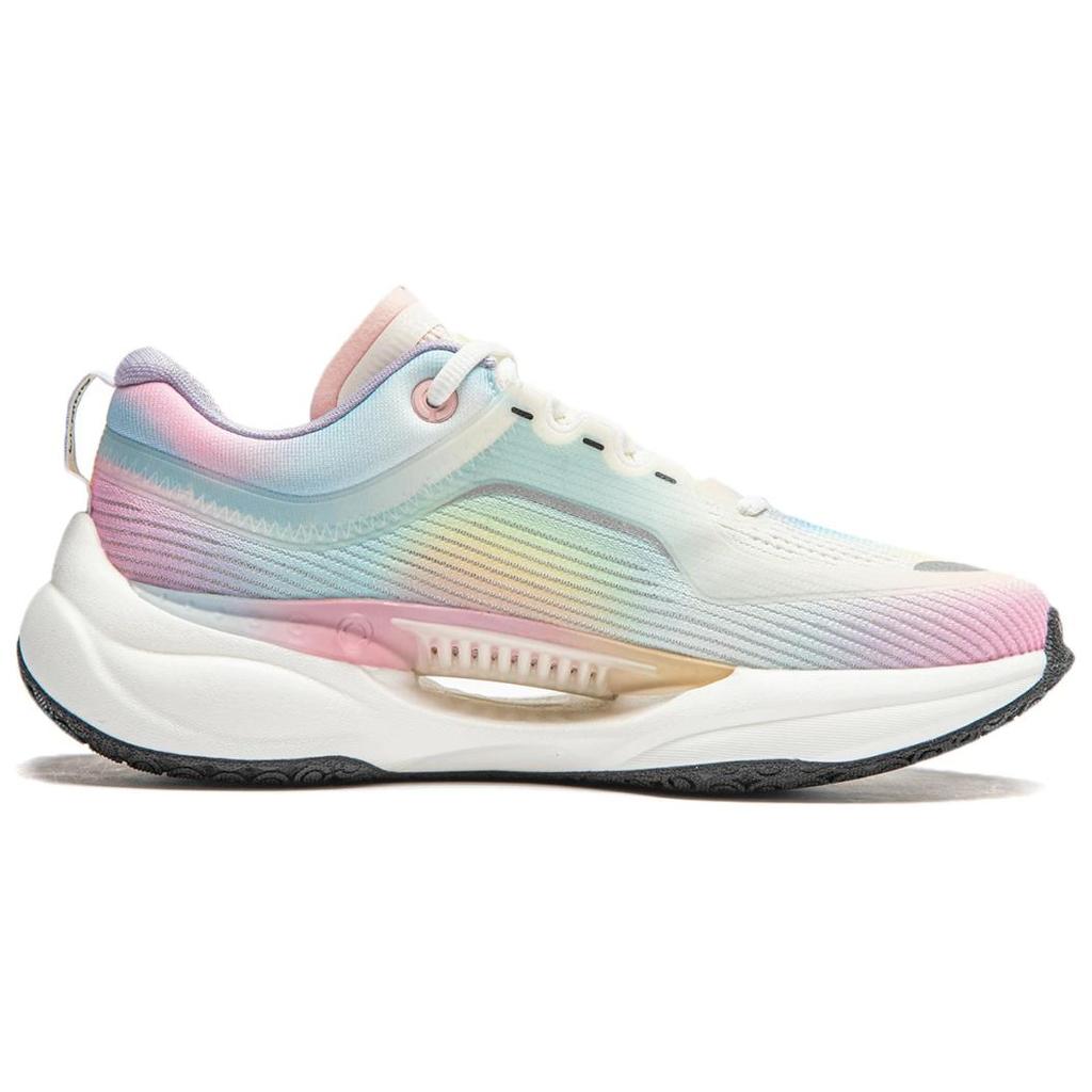 Li Ning Мягкие Дышащие Низкие Повседневные Кроссовки Женские Сине-Розовые AGLU022-5