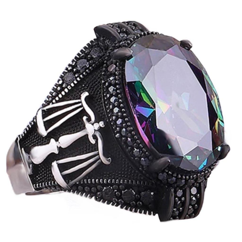 Мужское модное кольцо с выгравированным знаком зодиака Весы, аксессуар для него, стерлинговое серебро 925 пробы, мужские украшения