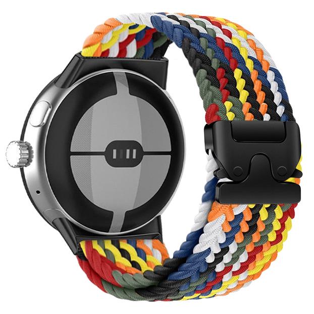 Плетеный нейлоновый ремешок для часов Paracord для Google 41MM/45MM