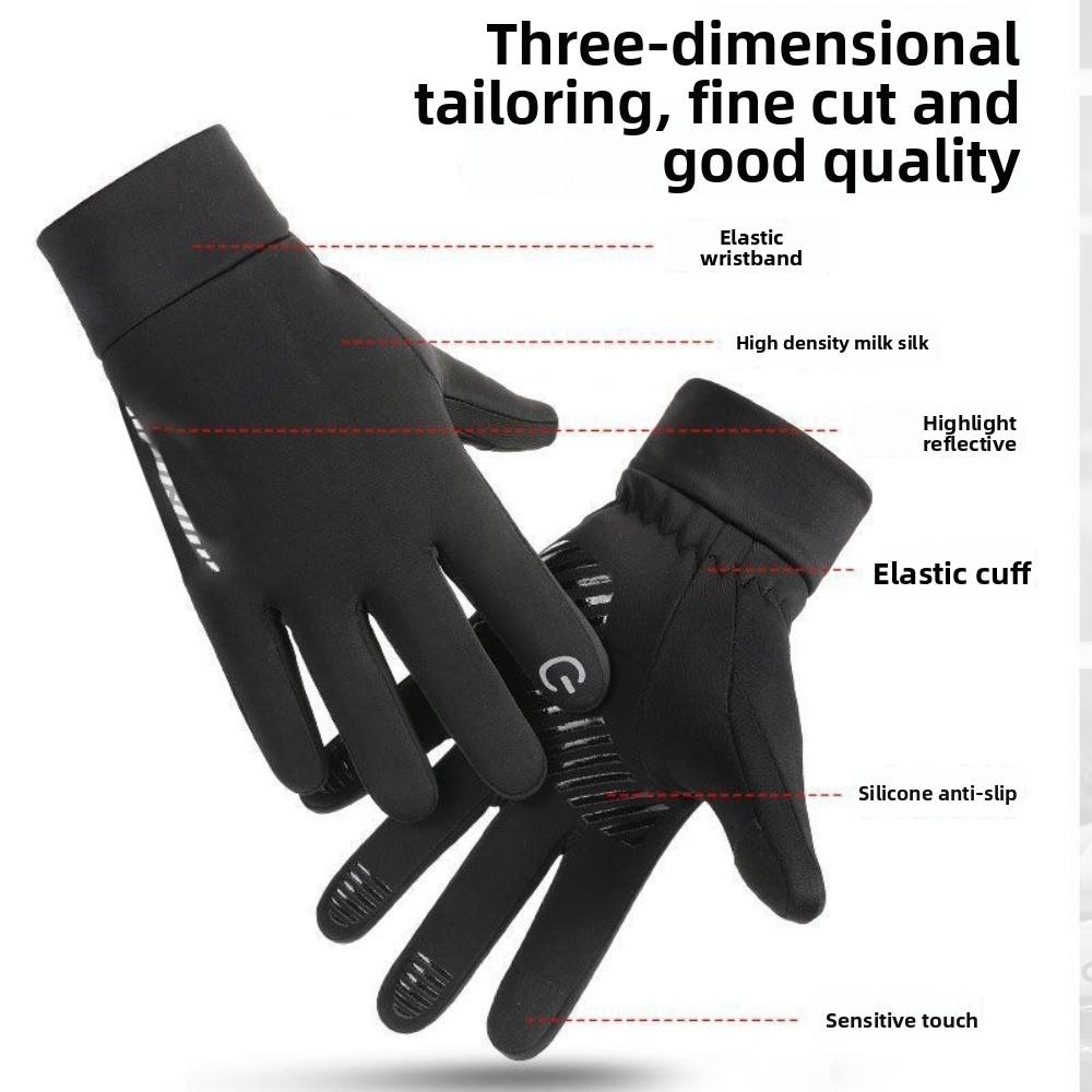 Plush Touch Screen Gloves Touchable Screen Skiing Gloves New Driving Mittens Gift