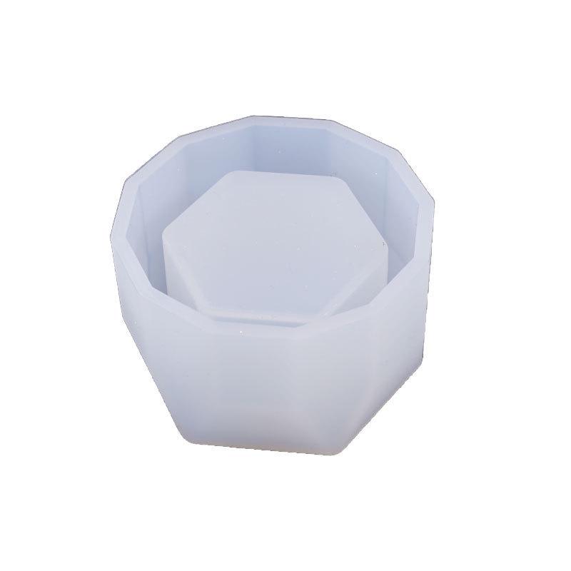 Poppy DIY Hexagonal Succulent Pot & Storage Box Silicone Mold