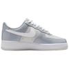 Nike Air Force 1 07 LV8 Wolf Grey Patent мужские кроссовки белые Vast-Grey HV9405-001