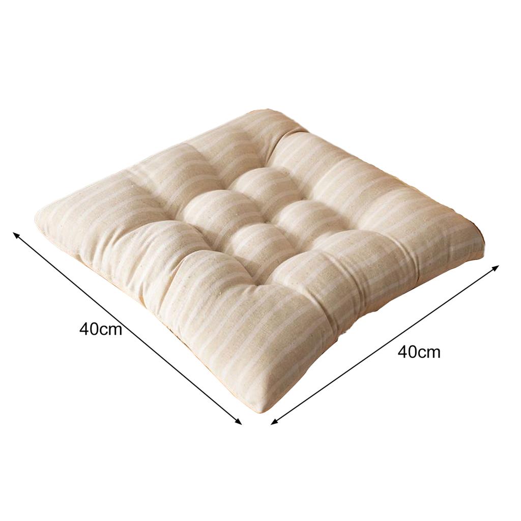 1 шт. Мягкая подушка для спинки сиденья стула из полипропилена и хлопка, накладки на стулья для патио, мягкая квадратная подушка для стула с ремешком, удобная для использования на открытом воздухе