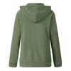 2021 Cross-Border Autumn/Winter Solid Color Hooded Zip-Up Sweatshirt with Drawstring and Pockets