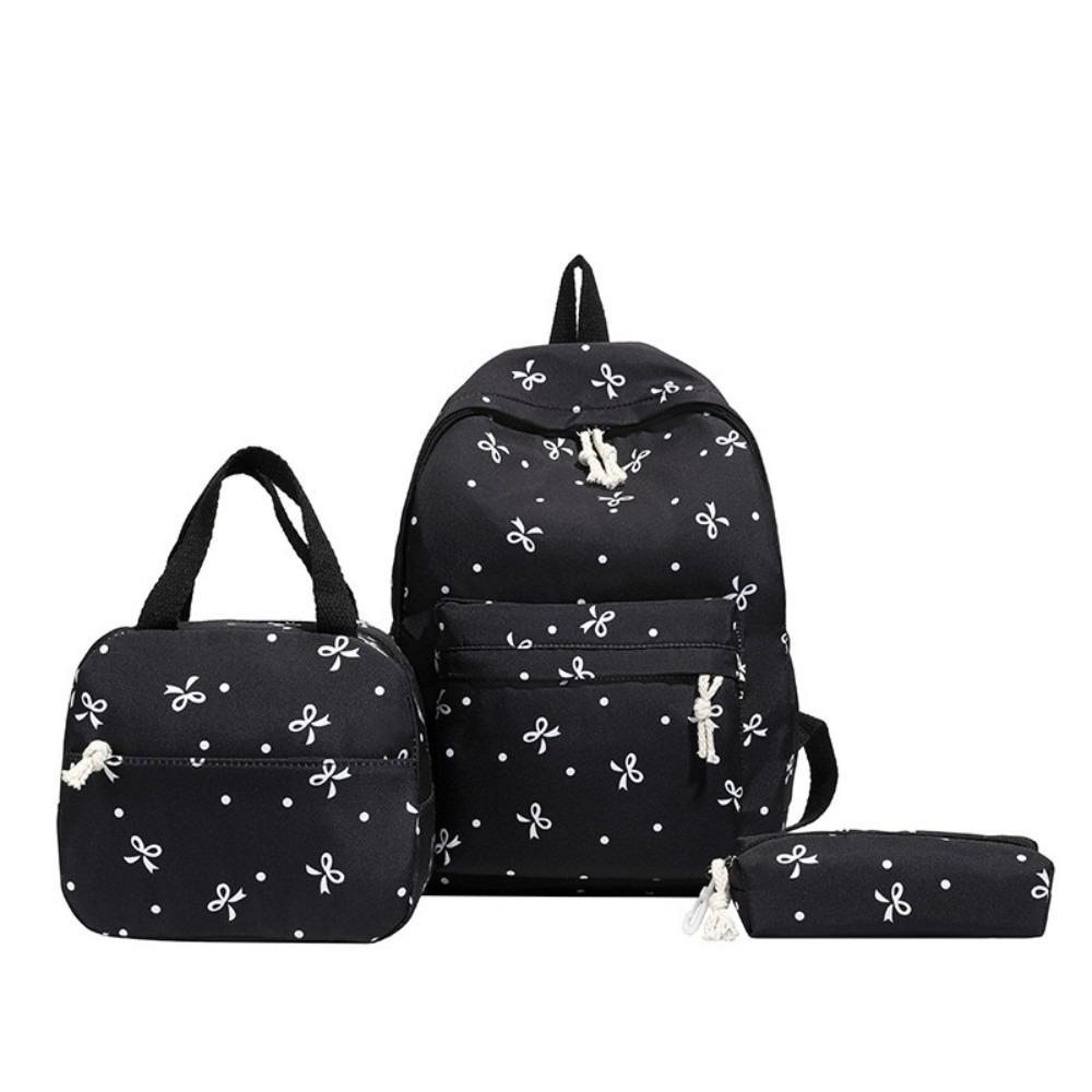 Large Capacity Three-piece School Bag Set Daypack Students School Bag Junior High School