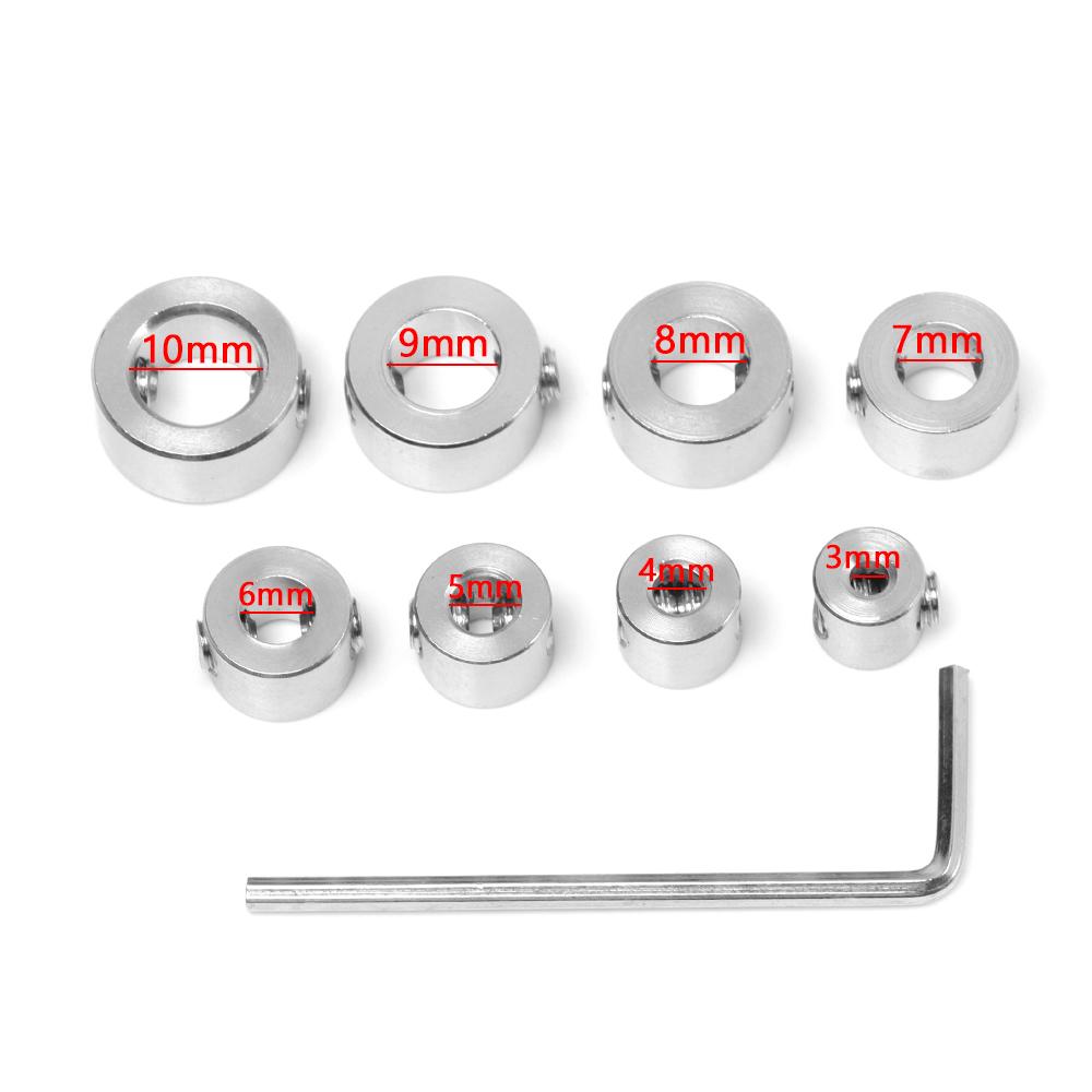 304 Stainless Steel Ring Positioner Drill Locator Woodworking Drill Tool Accessories Stop Bit Collar 3,4,5,6,7,8,9,10mm Practica